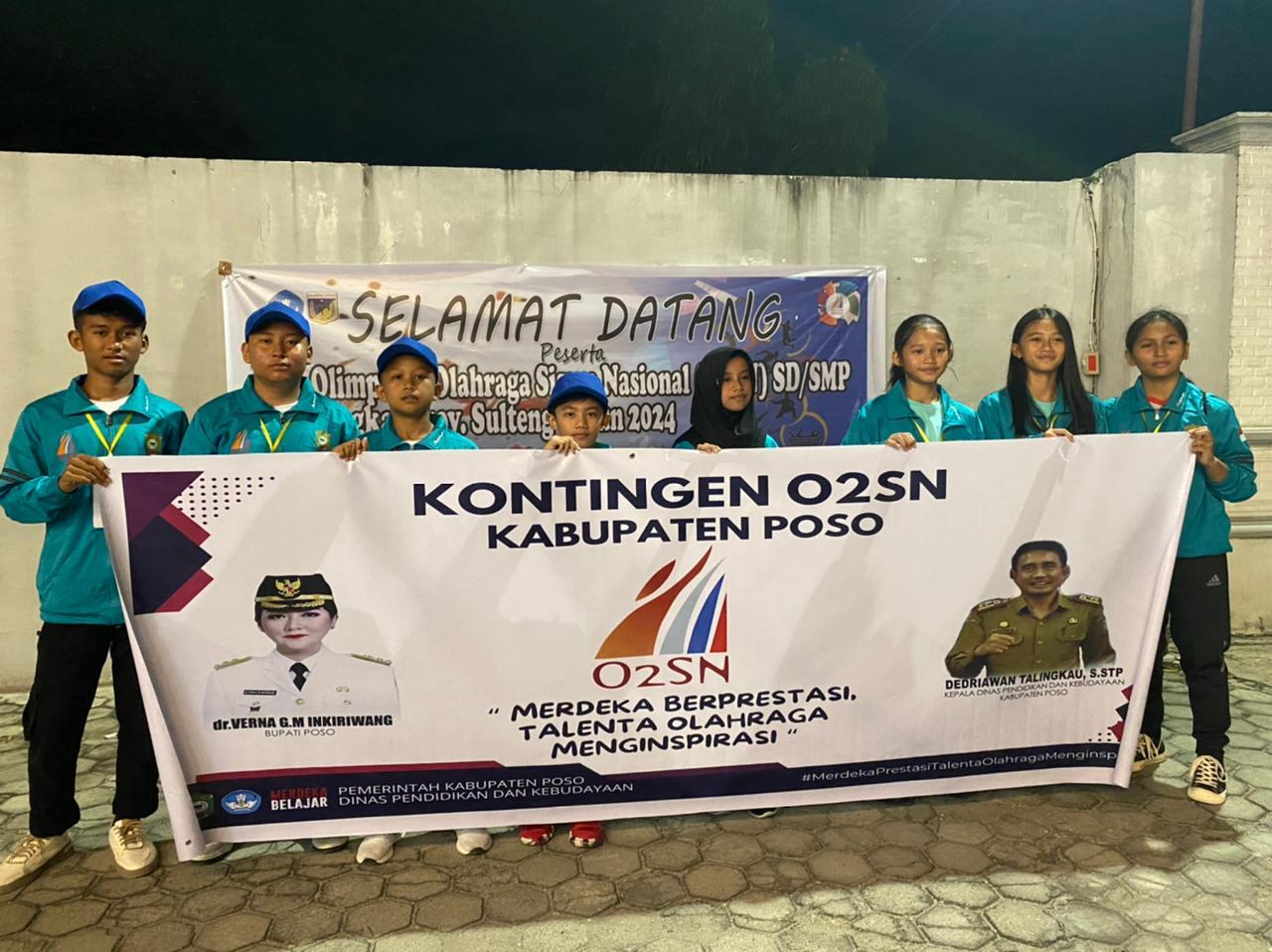 Kontingen O2SN Kabupaten Poso tiba di Palu - (Ada 0 foto)